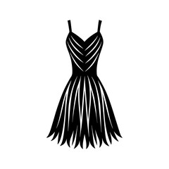 silhouette of a woman in a dress