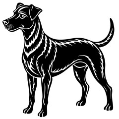 Dog Silhouette Vector Art for Pet, Logo, and Design Projects