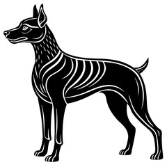 Dog Silhouette Vector Art for Pet, Logo, and Design Projects