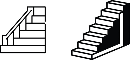 Staircase Designs Two-dimensional and Three-dimensional Views