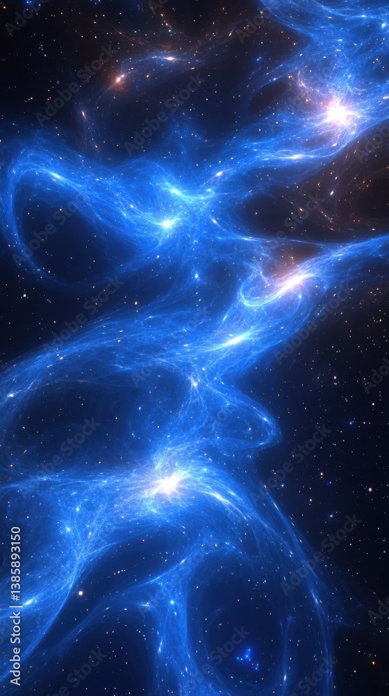 Canvas Prints ethereal cosmic nebula in deep space a mesmerizing display of celestial beauty and wonder with vibra