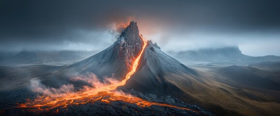 Volcanic Eruption, Majestic Flow