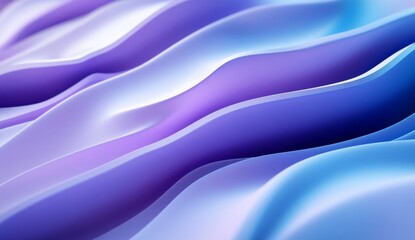 Obraz premium Abstract wavy vibrant fabric design, vibrant gradient colors, digital art, background use