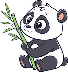 panda vector