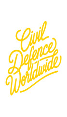 Fototapeta premium Civil Defence Worldwide.