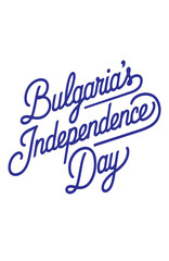 Obraz premium Bulgaria's Independence Day.