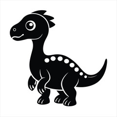 dinosaur silhouette vector style