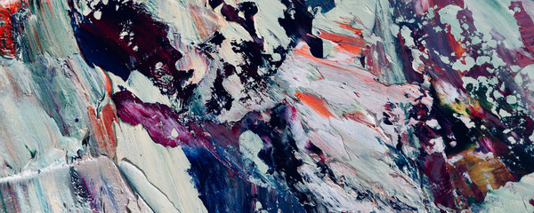 Abstract art background . Hand painting artwork on canvas .