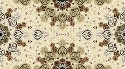 Motifs African boho paisley Floral Ikat pattern embroidery border. Ethnic ikat floral Ethnic Indian Pattern Ikat pattern Ethnic Pattern.Border indian floral Aztec embroidery border seamless patterns.