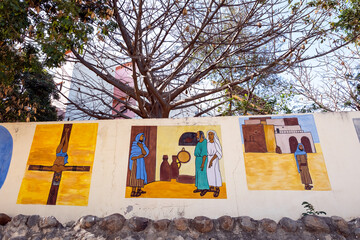 Eglise Saint Pierre des Baobabs dans la ville de Dakar au Sénégal en Afrique