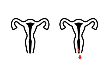 Female Reproductive System Icons