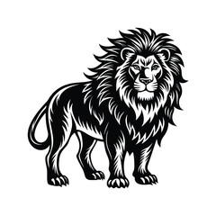 Obraz premium lion vector illustration