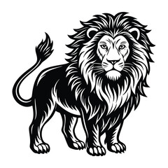 Fototapeta premium lion vector illustration