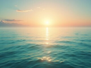 Obraz premium scene depicts a serene lake with a large moon hanging low in sky casting a beautiful reflection on water's surface