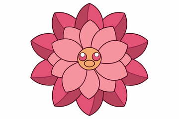 vector illustration of a flower