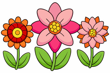 vector illustration of a flower