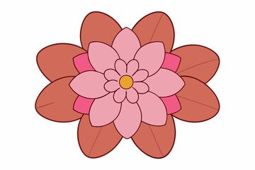 vector illustration of a flower