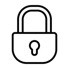Padlock Outline Icon