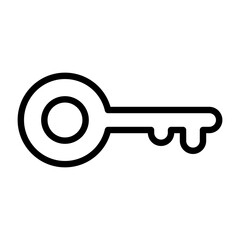 Key Outline Icon