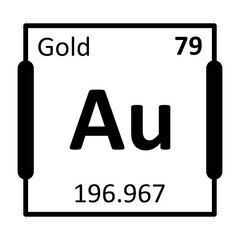 Gold Bold Black Icon