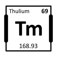 Thulium Bold Black Icon