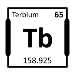 Terbium Bold Black Icon