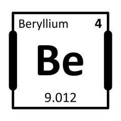 Beryllium Bold Black Icon
