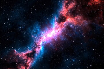 Obraz premium Cosmic nebula explosion
