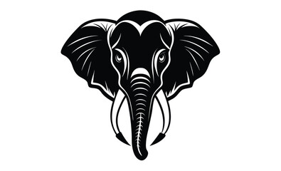 Elephant vector silhouette