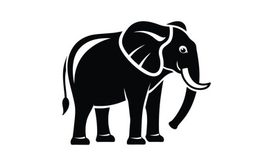 Elephant vector silhouette