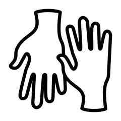 Medical Gloves Icon