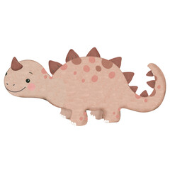 Dino Aquarelado Bege