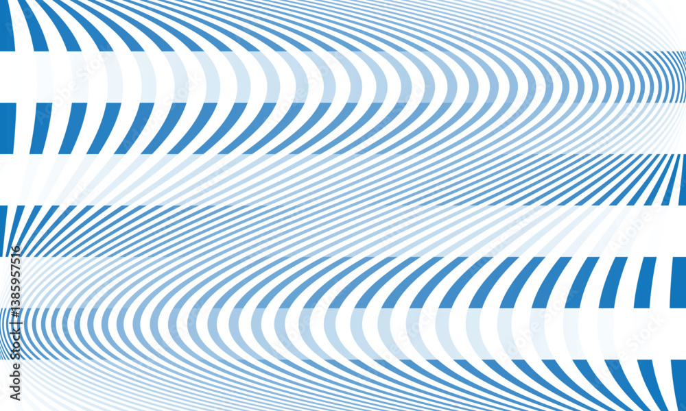 Poster abstract geometric blue white gradient opposite line wave pattern art can be used background, banner