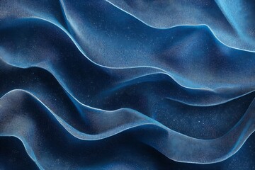 Obraz premium Soft Blue Waves and Fluid Motion in Elegant Abstract Texture