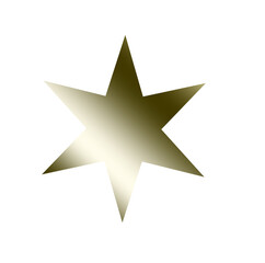 Obraz premium gold shiny Christmas star decoration