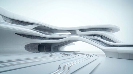 Futuristic architectural design