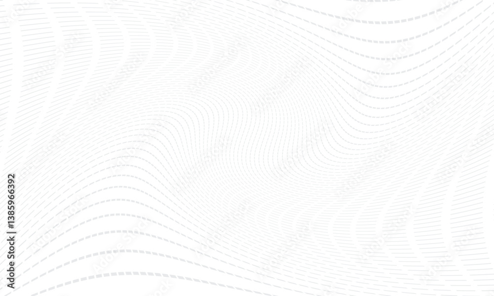 Poster abstract geometric white grey dashed twist line pattern can be used background, banner, poster.