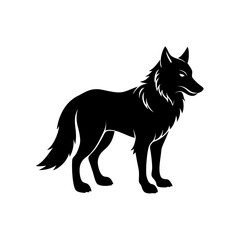 vector illustration of wolf