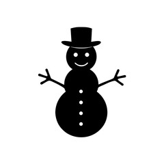 snowman with broom