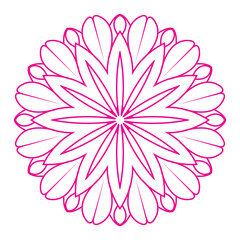 Mandala vector design Illustration Art