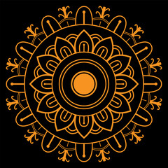 Mandala vector design Illustration Art