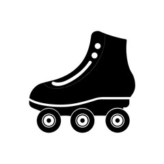 roller skates on white background