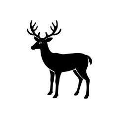 deer silhouette vector