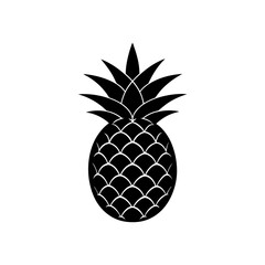 Obraz premium pineapple isolated on white background