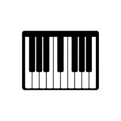 piano keys vector illustration