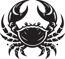 Crab logo vector