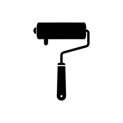 paint roller vector illustration