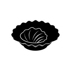 seashell isolated on white