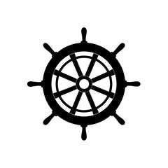 Obraz premium steering wheel and compass