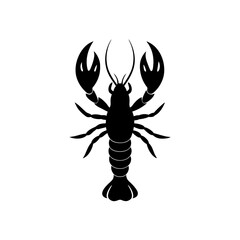 crayfish vector illustration